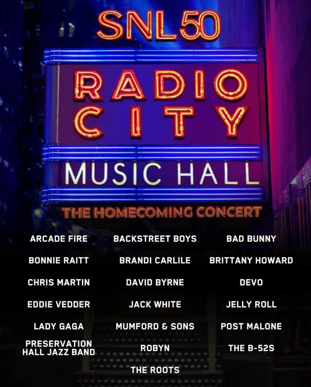 周六夜現(xiàn)場50周年演唱會(huì)(全集)