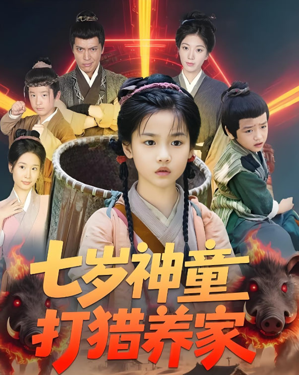 七歲神童打獵養(yǎng)家（全村鬧饑荒萌寶肉滿倉）(全集)